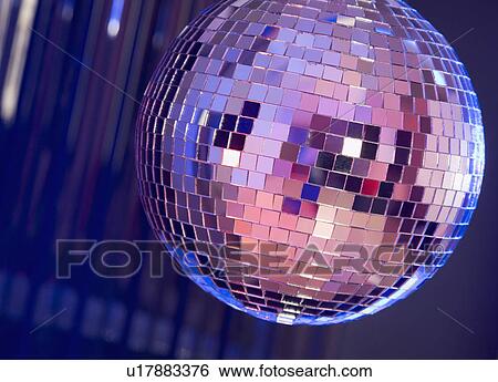 A dance club mirror ball View Large Photo Image Stock Photograph - A dance club mirror ball. Fotosearch