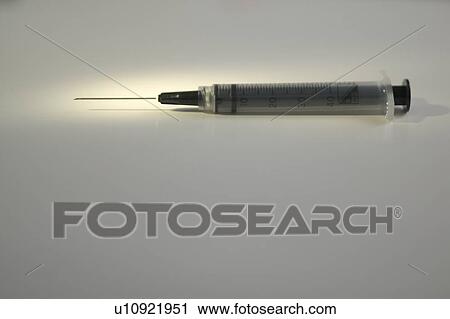 Stock Image - A medical hypodermic needle. Fotosearch