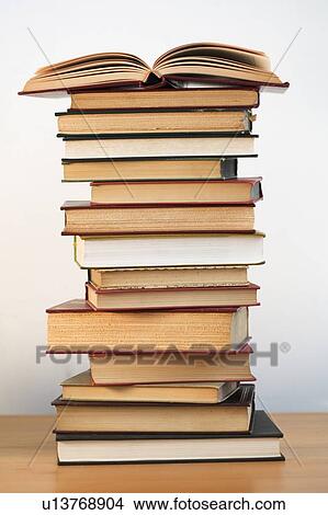 A stack of books View Large Photo Image Picture - A stack of books. Fotosearch