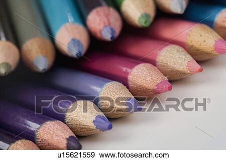 A variety of colored pencils View Large Photo Image Stock Photo - A variety of colored pencils. Fotosearch