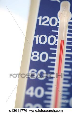 Stock Photograph - A very hot temperature. Fotosearch