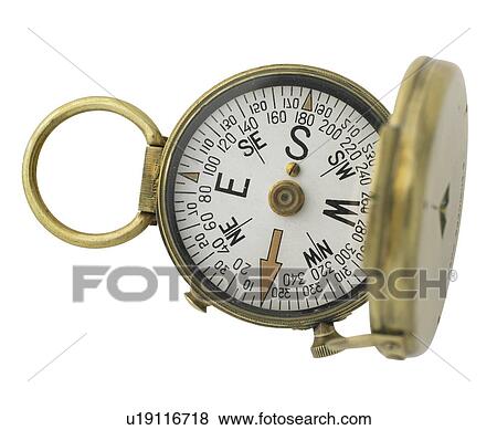 Antique compass with lid View Large Photo Image Stock Photo - Antique compass with lid. Fotosearch