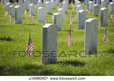 Stock Photo - Arlington National Cemetery Washington DC USA. Fotosearch