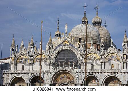 Stock Image - Basilica San Marco Venice Italy. Fotosearch