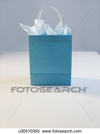 tissue paper in gift bag