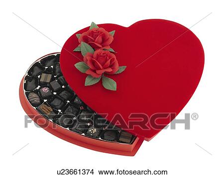 Box of Valentine's Day chocolates View Large Photo Image Picture - Box of Valentine's Day chocolates. Fotosearch