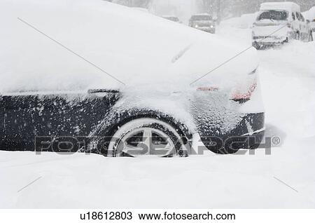 Car buried in snow in winter View Large Photo Image Stock Image - Car buried in snow in winter. Fotosearch