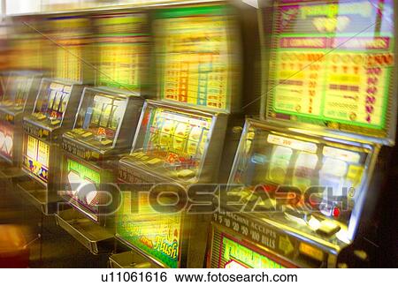 Casino slot machines View Large Photo Image Stock Photograph - Casino slot machines. Fotosearch
