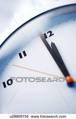 Stock Photography - Clock face closeup. Fotosearch