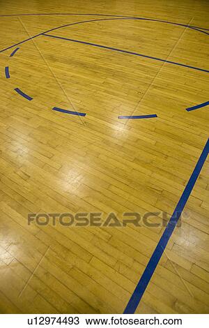 Close up of basketball court View Large Photo Image Stock Image - Close up of basketball court. Fotosearch