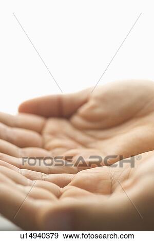 Close up of cupped hands View Large Photo Image Stock Photo - Close up of cupped hands. Fotosearch