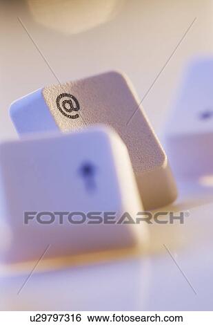 Stock Photograph - Close up of keyboard keys. Fotosearch
