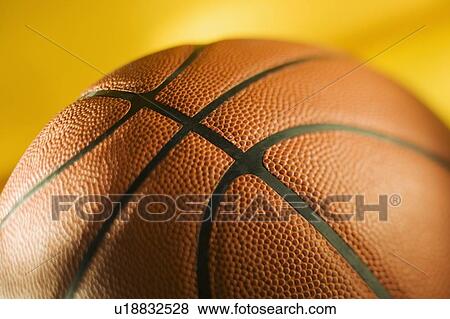 Stock Photo - Closeup of a basketball. Fotosearch
