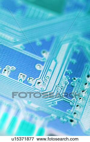 Closeup of a circuit board View Large Photo Image Stock Photo - Closeup of a circuit board. Fotosearch
