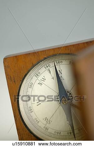 Closeup of a compass View Large Photo Image Stock Image - Closeup of a compass. Fotosearch