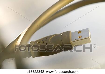 Closeup of a computer connection cable View Large Photo Image Stock Image - Closeup of a computer connection cable. Fotosearch