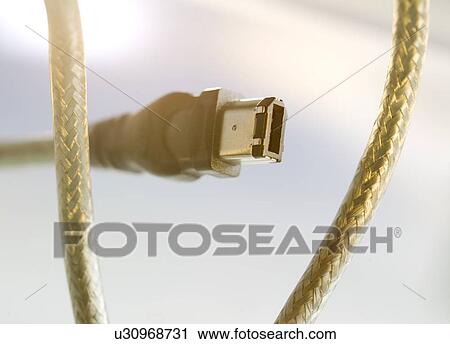 Closeup of a computer connection cable View Large Photo Image Stock Image - Closeup of a computer connection cable. Fotosearch