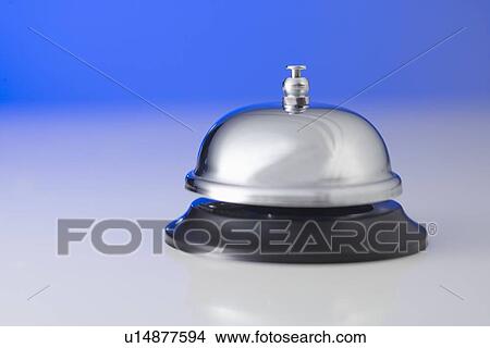 Closeup of a desktop bell View Large Photo Image Picture - Closeup of a desktop bell. Fotosearch