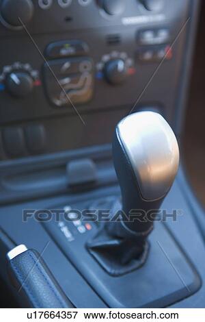 Closeup of a gear shift View Large Photo Image Stock Photo - Closeup of a gear shift. Fotosearch