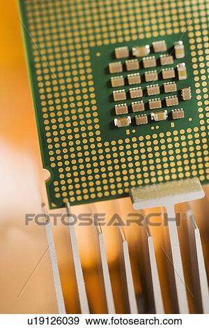 Closeup of a microchip View Large Photo Image Stock Photo - Closeup of a microchip. Fotosearch