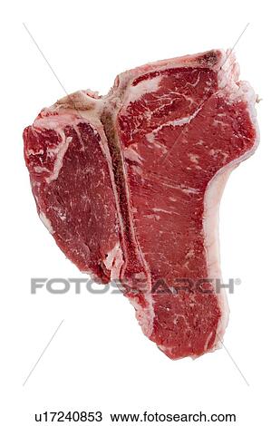 Stock Image - Closeup of a raw steak. Fotosearch