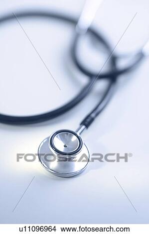 Picture - Closeup of a stethoscope. Fotosearch