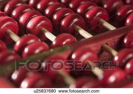 Closeup of a wooden abacus View Large Photo Image Stock Image - Closeup of a wooden abacus. Fotosearch