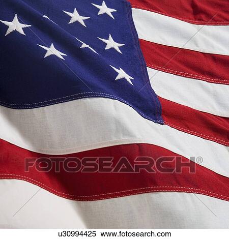 Closeup of American flag View Large Photo Image Stock Photography - Closeup of American flag. Fotosearch