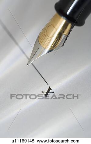 Closeup of an ink pen View Large Photo Image Stock Photography - Closeup of an ink pen. Fotosearch