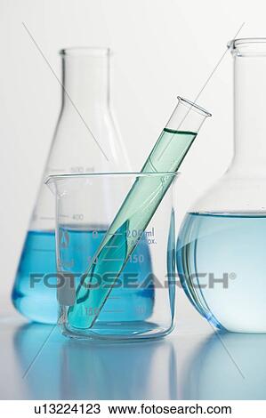 Closeup of beakers View Large Photo Image Stock Image - Closeup of beakers. Fotosearch