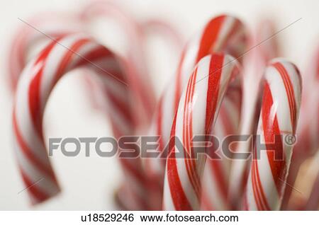 Closeup of candy canes View Large Photo Image Stock Photograph - Closeup of candy canes. Fotosearch