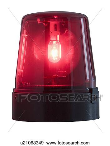 Stock Photo - Closeup of emergency light. Fotosearch
