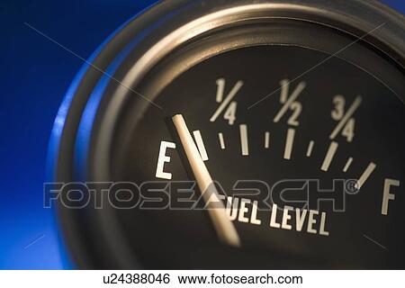 Closeup of fuel gauge View Large Photo Image Stock Photograph - Closeup of fuel gauge. Fotosearch
