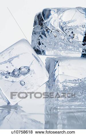 Closeup of ice cubes View Large Photo Image Stock Photo - Closeup of ice cubes. Fotosearch