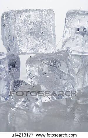 Closeup of ice cubes View Large Photo Image Stock Photo - Closeup of ice cubes. Fotosearch