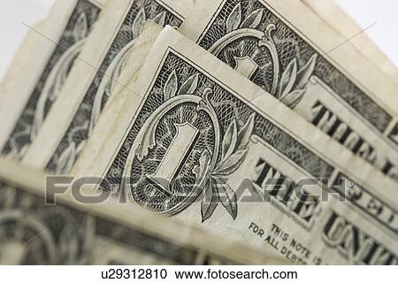 Closeup of one dollar bills View Large Photo Image Stock Image - Closeup of one dollar bills. Fotosearch