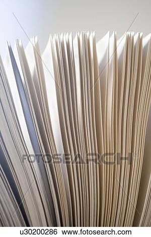 Closeup of pages of a book View Large Photo Image Stock Photograph - Closeup of pages of a book. Fotosearch