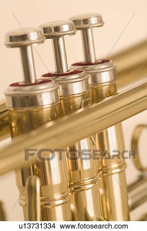 Closeup of trumpet keys View Large Photo Image Picture - Closeup of trumpet keys. Fotosearch