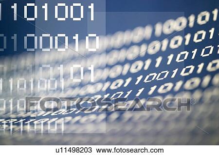 Stock Image - Computer code numbers. Fotosearch