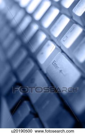 Stock Image - Computer keyboard. Fotosearch