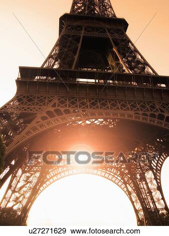 Stock Photo - Eiffel Tower Paris France. Fotosearch