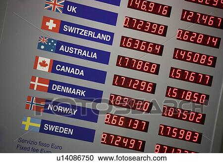 Electronic display of exchange rates View Large Photo Image Stock Image - Electronic display of exchange rates. Fotosearch
