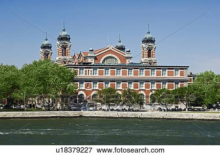Stock Photo - Ellis Island Immigration Museum New York NY. Fotosearch