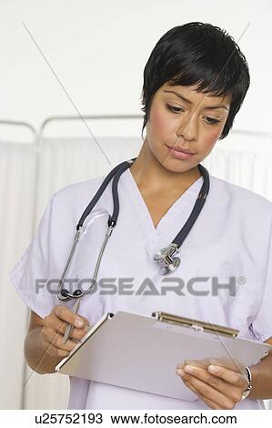 Stock Image - Female health practitioner. Fotosearch