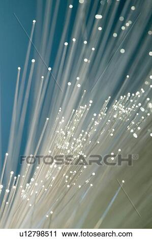 Stock Image - Fiber optics. Fotosearch