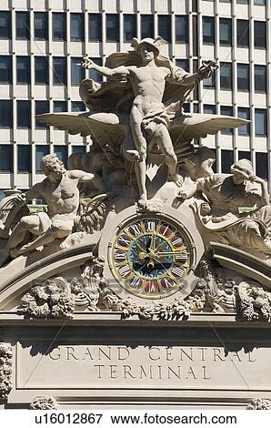 Grand Central Terminal in New York NY View Large Photo Image Stock Photo - Grand Central Terminal in New York NY. Fotosearch