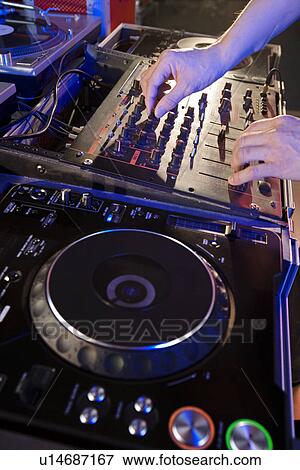 Hands working sound equipment View Large Photo Image Stock Photo - Hands working sound equipment. Fotosearch