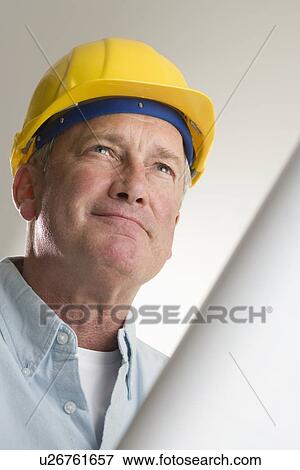 Headshot of contractor View Large Photo Image Stock Photo - Headshot of contractor. Fotosearch