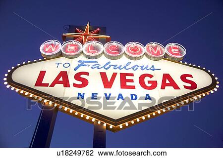 Las Vegas, Nevada welcome sign View Large Photo Image Stock Image - Las Vegas, Nevada welcome sign. Fotosearch