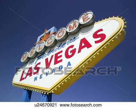 Stock Image - Las Vegas, Nevada welcome sign. Fotosearch